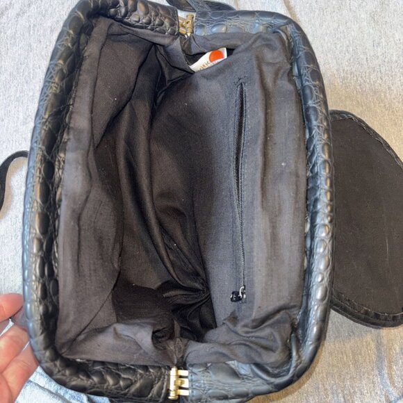 Vtg PC BAG Multicolor Faux Leather Patchwork Crossbody Shoulder Bag 1990’s - Picture 6 of 7